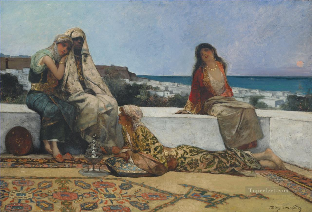 TWILIGHT HOURS Jean Joseph Benjamin Constant Orientalist Oil Paintings